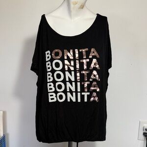 Bonita Black Women's Short Sleeve Tee